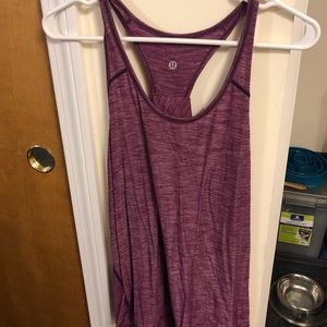 Lululemon pink tank top